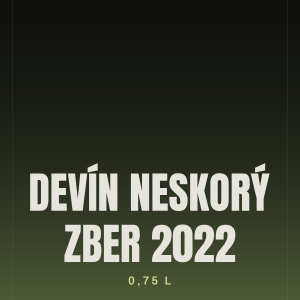 Devín neskorý zber 2022